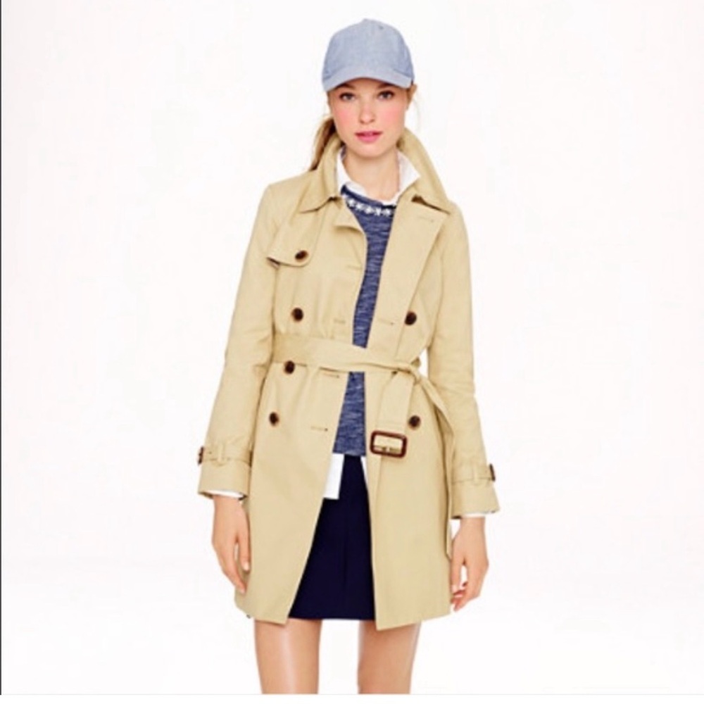 J. Crew Beige Trench Coat